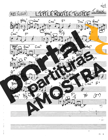 The Real Book of Jazz Little Rootie Tootie partitura para Saxofone Tenor Soprano (Bb)