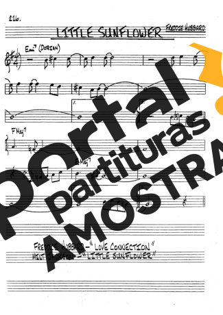 The Real Book of Jazz Little Sunflower partitura para Clarinete (Bb)