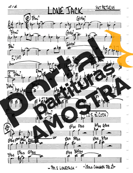 The Real Book of Jazz Lone Jack partitura para Gaita