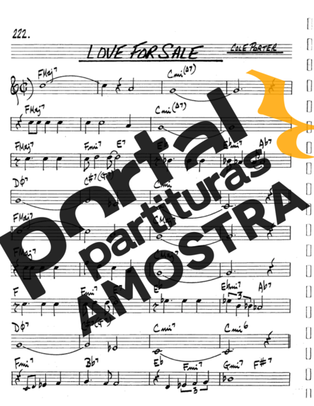 The Real Book of Jazz Love For Sale partitura para Trompete