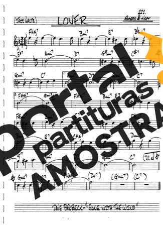 The Real Book of Jazz Lover partitura para Clarinete (Bb)
