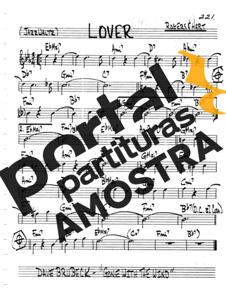 The Real Book of Jazz  partitura para Clarinete (C)
