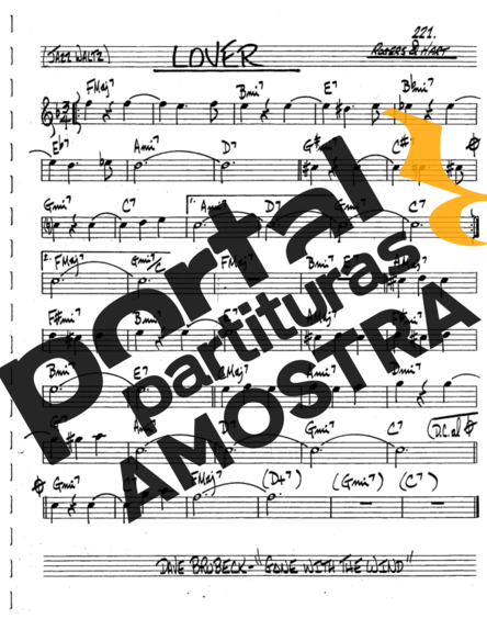 The Real Book of Jazz Lover partitura para Saxofone Tenor Soprano (Bb)