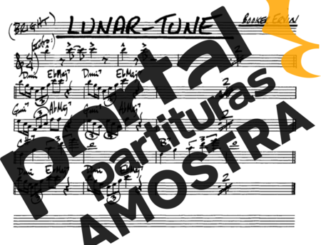 The Real Book of Jazz Lunar Tune partitura para Saxofone Alto (Eb)
