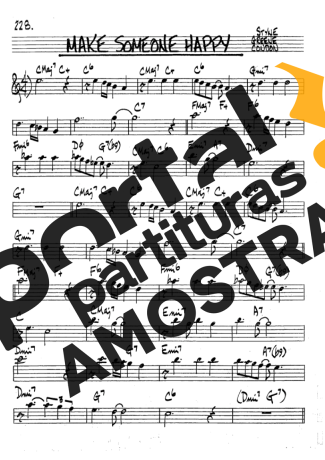 The Real Book of Jazz Make Someone Happy partitura para Clarinete (Bb)