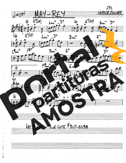 The Real Book of Jazz May-Rey partitura para Saxofone Tenor Soprano (Bb)