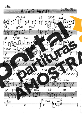 The Real Book of Jazz Minor Mood partitura para Clarinete (Bb)
