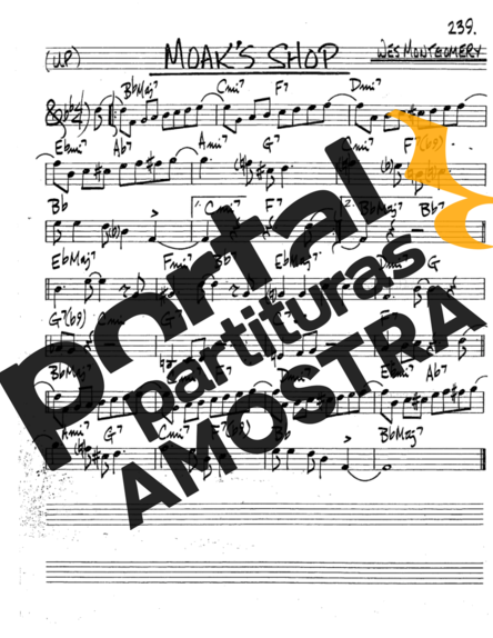 The Real Book of Jazz Moaks Shop partitura para Saxofone Tenor Soprano (Bb)