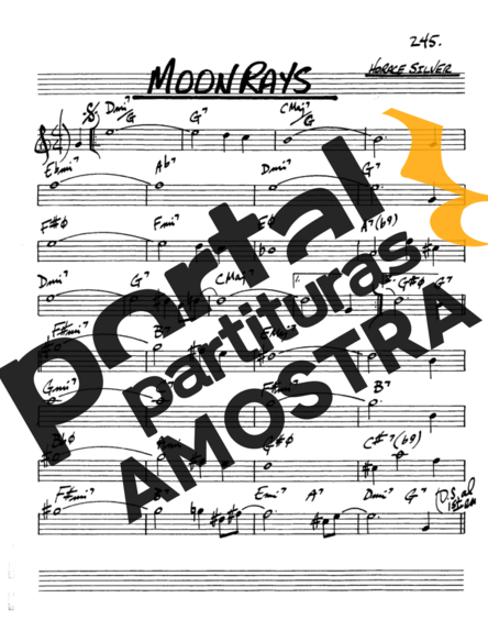 The Real Book of Jazz Moon Rays partitura para Saxofone Alto (Eb)