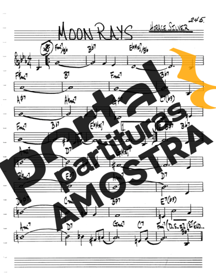 The Real Book of Jazz Moon Rays partitura para Violino