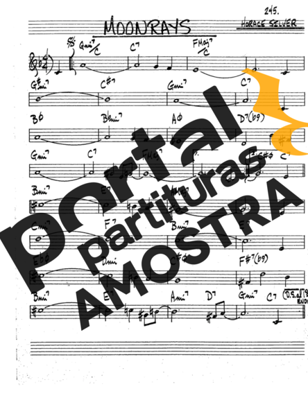 The Real Book of Jazz Moonrays partitura para Saxofone Tenor Soprano (Bb)