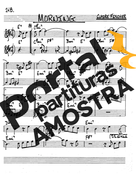 The Real Book of Jazz Morning partitura para Trompete