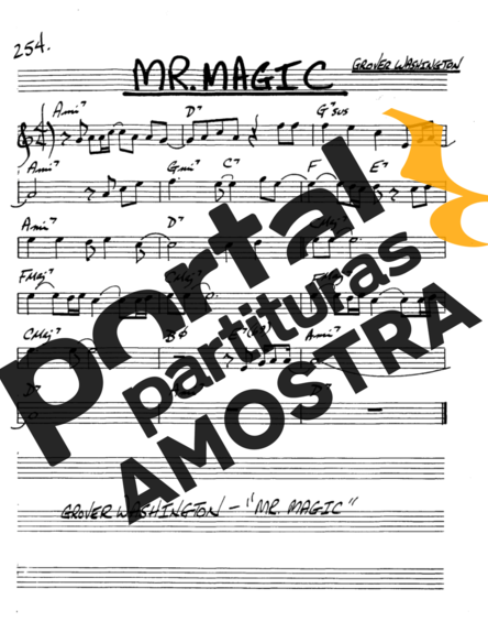 The Real Book of Jazz Mr Magic partitura para Saxofone Alto (Eb)