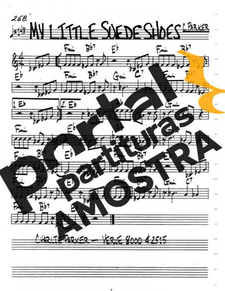 The Real Book of Jazz My Little Suede Shoes partitura para Flauta Transversal