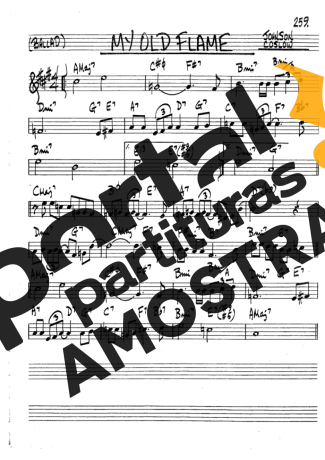 The Real Book of Jazz My Old Flame partitura para Clarinete (Bb)