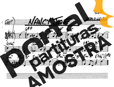 The Real Book of Jazz Nancy Joe partitura para Saxofone Alto (Eb)