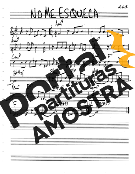 The Real Book of Jazz No Me Esqueça partitura para Teclado