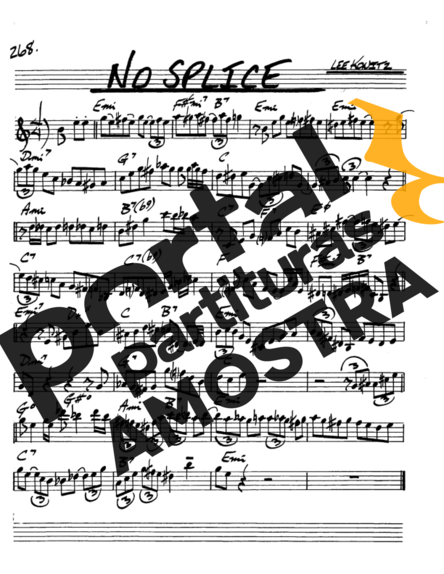 The Real Book of Jazz No Splice partitura para Saxofone Alto (Eb)
