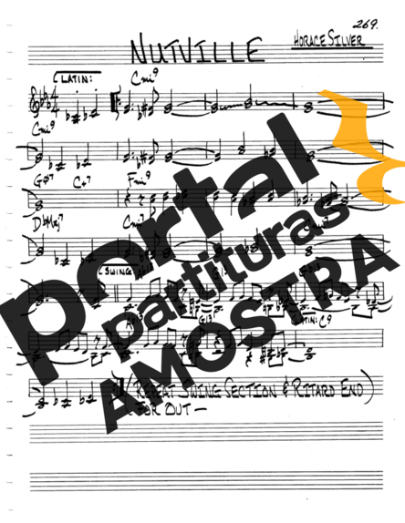 The Real Book of Jazz Nutville partitura para Violino