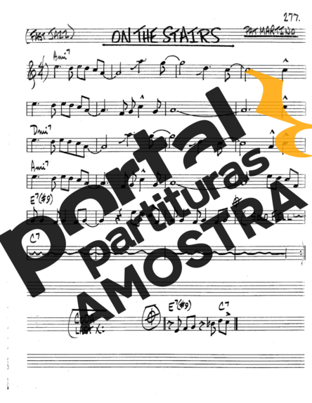 The Real Book of Jazz On The Stairs partitura para Trompete