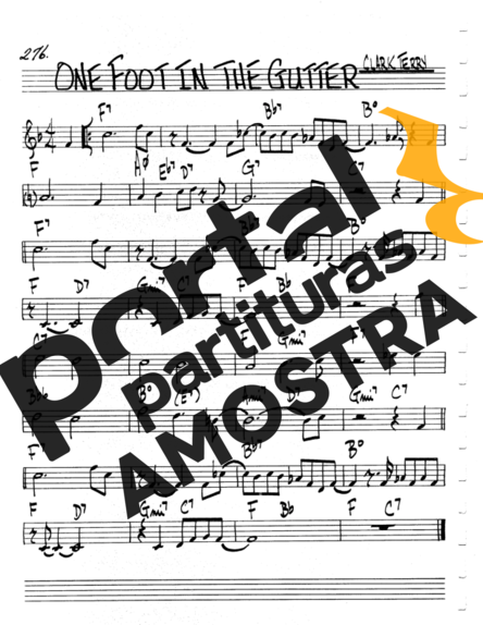 The Real Book of Jazz One Foot In The Gutter partitura para Violino