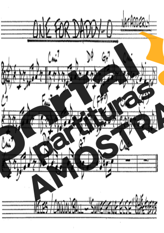 The Real Book of Jazz One For Daddy-O partitura para Clarinete (Bb)