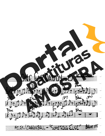 The Real Book of Jazz One For Daddy O partitura para Violino