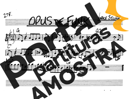 The Real Book of Jazz Opus De Funk partitura para Saxofone Alto (Eb)