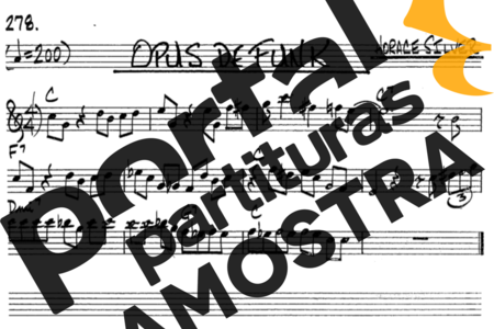 The Real Book of Jazz Opus De Funk partitura para Saxofone Tenor Soprano (Bb)