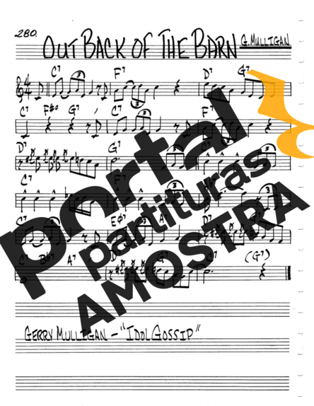 The Real Book of Jazz Out Back Of The Barn partitura para Clarinete (C)