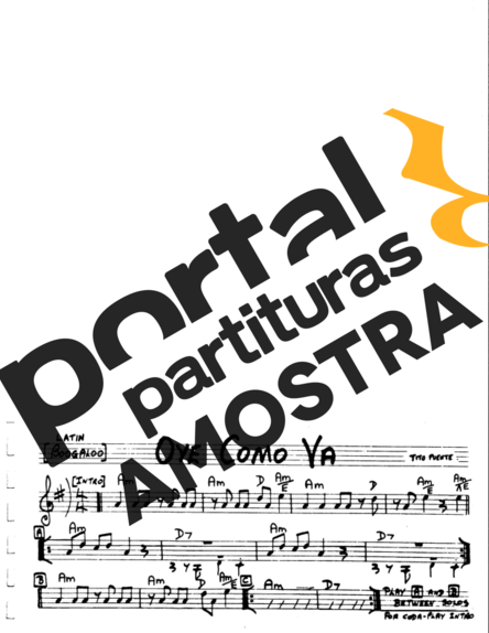 The Real Book of Jazz Oye Como Va partitura para Flauta Transversal