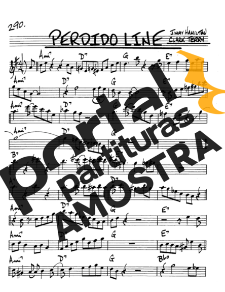 The Real Book of Jazz Perdido Line partitura para Saxofone Alto (Eb)