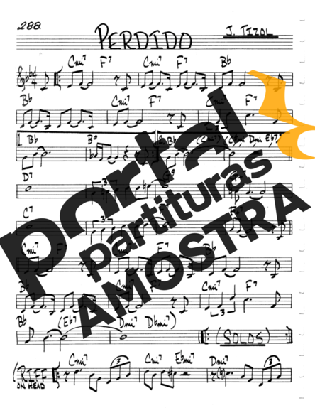 The Real Book of Jazz Perdido partitura para Teclado