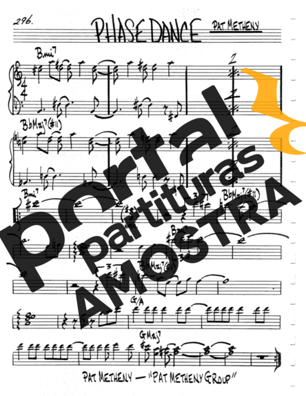 The Real Book of Jazz Phase Dance partitura para Clarinete (C)