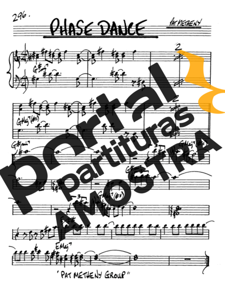 The Real Book of Jazz Phase Dance partitura para Saxofone Alto (Eb)