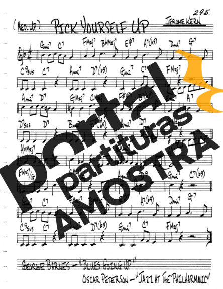The Real Book of Jazz Pick Yourself Up partitura para Flauta Transversal