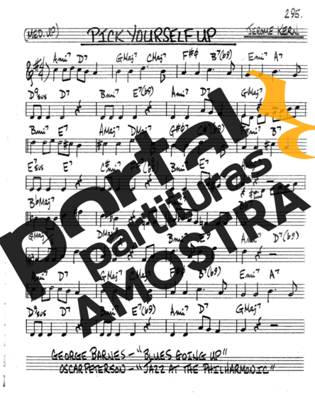 The Real Book of Jazz Pick Yourself Up partitura para Trompete