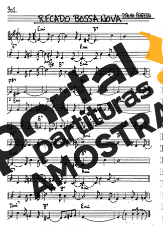 The Real Book of Jazz Recado Bossa Nova partitura para Clarinete (Bb)