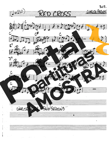 The Real Book of Jazz Red Cross partitura para Saxofone Tenor Soprano (Bb)