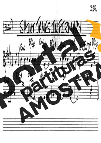 The Real Book of Jazz Saint James Infirmary partitura para Clarinete (Bb)