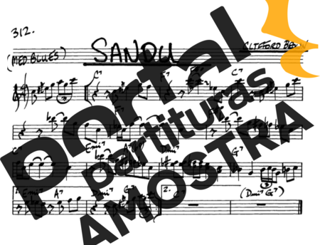 The Real Book of Jazz Sandu partitura para Saxofone Alto (Eb)