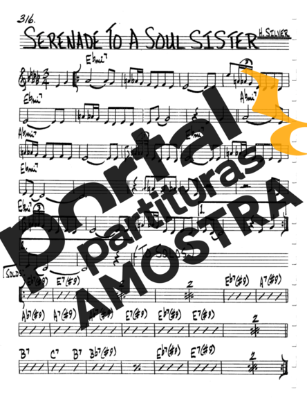 The Real Book of Jazz Serenade To A Soul Sister partitura para Gaita