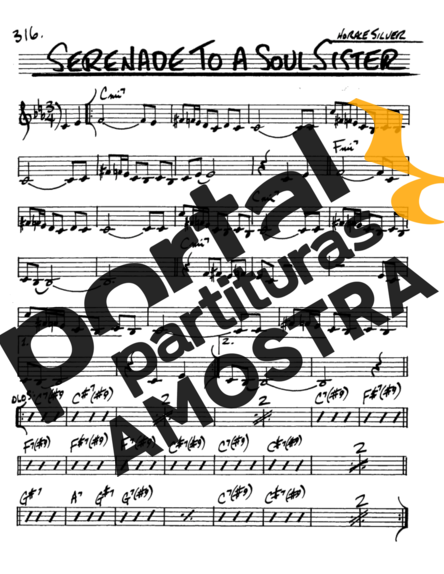 The Real Book of Jazz Serenade To A Soul Sister partitura para Saxofone Alto (Eb)