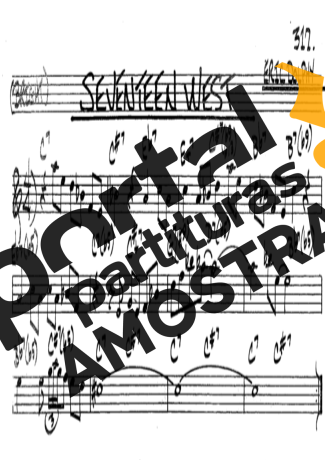 The Real Book of Jazz Seventeen West partitura para Clarinete (Bb)