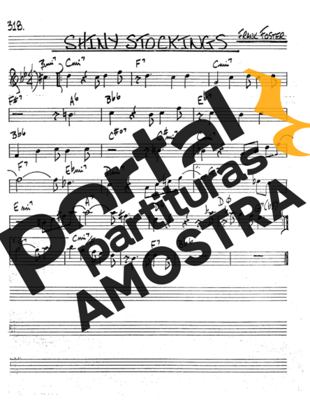 The Real Book of Jazz Shiny Stockings partitura para Saxofone Tenor Soprano (Bb)