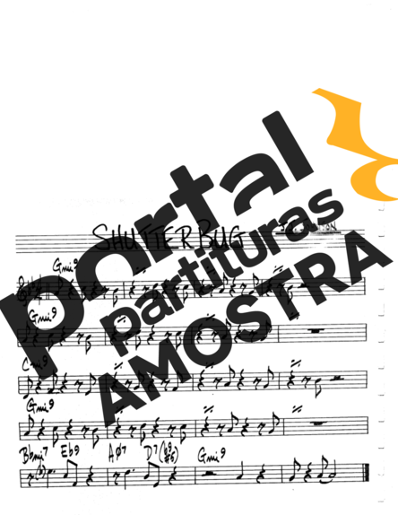 The Real Book of Jazz Shutter Bug partitura para Teclado
