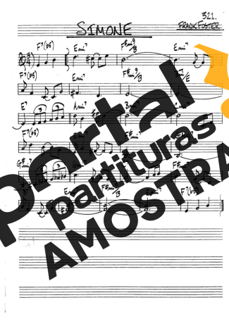 The Real Book of Jazz Simone partitura para Clarinete (Bb)