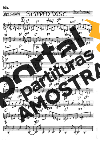 The Real Book of Jazz Slipped Disc partitura para Clarinete (Bb)