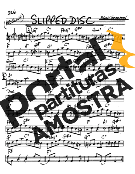 The Real Book of Jazz Slipped Disc partitura para Saxofone Alto (Eb)