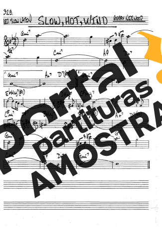 The Real Book of Jazz Slow Hot Wind partitura para Clarinete (Bb)